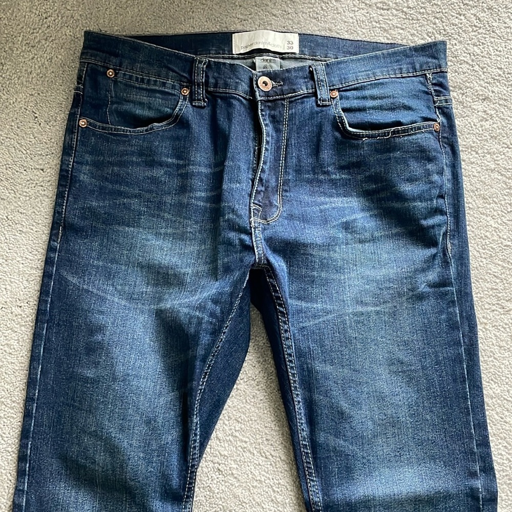 Men’s Paper Denim & Cloth straight leg jeans - Picture 2 of 8